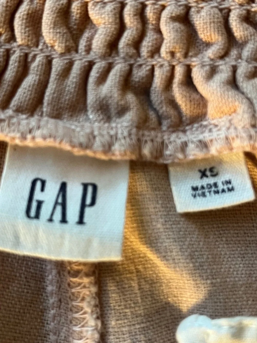 Gap Mauve Pink Linen Rayon 3.5